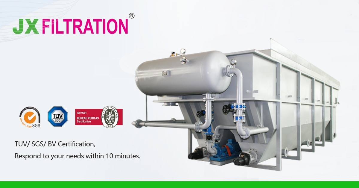 What is the Process Flow of a Dissolved Air Flotation Unit
