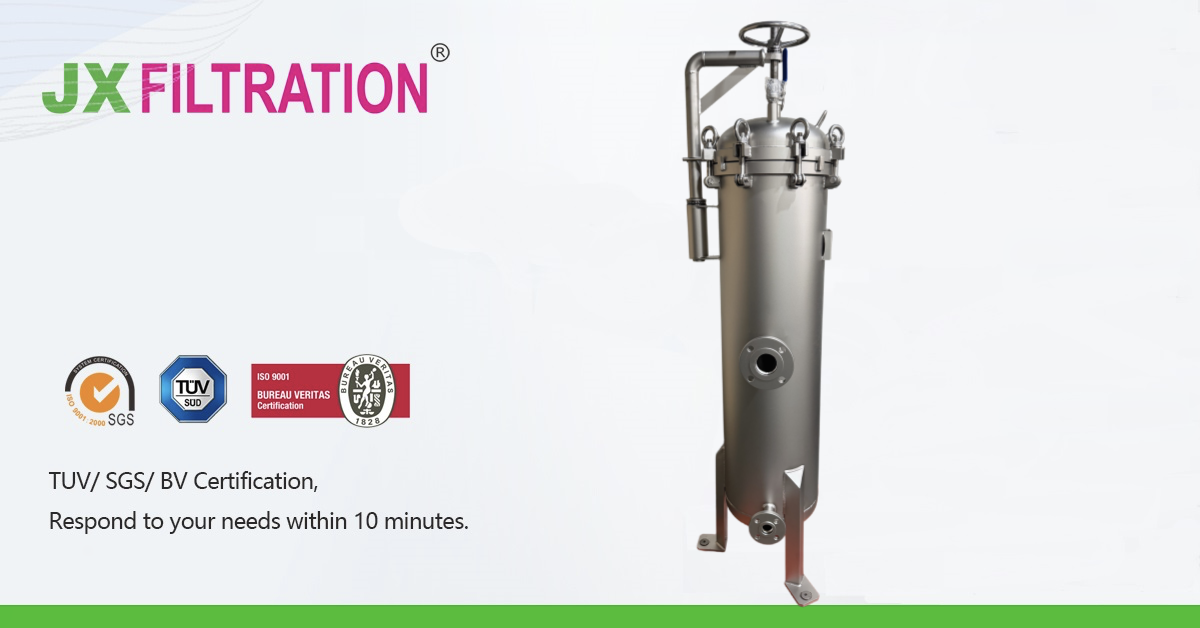 cartridge filter housing