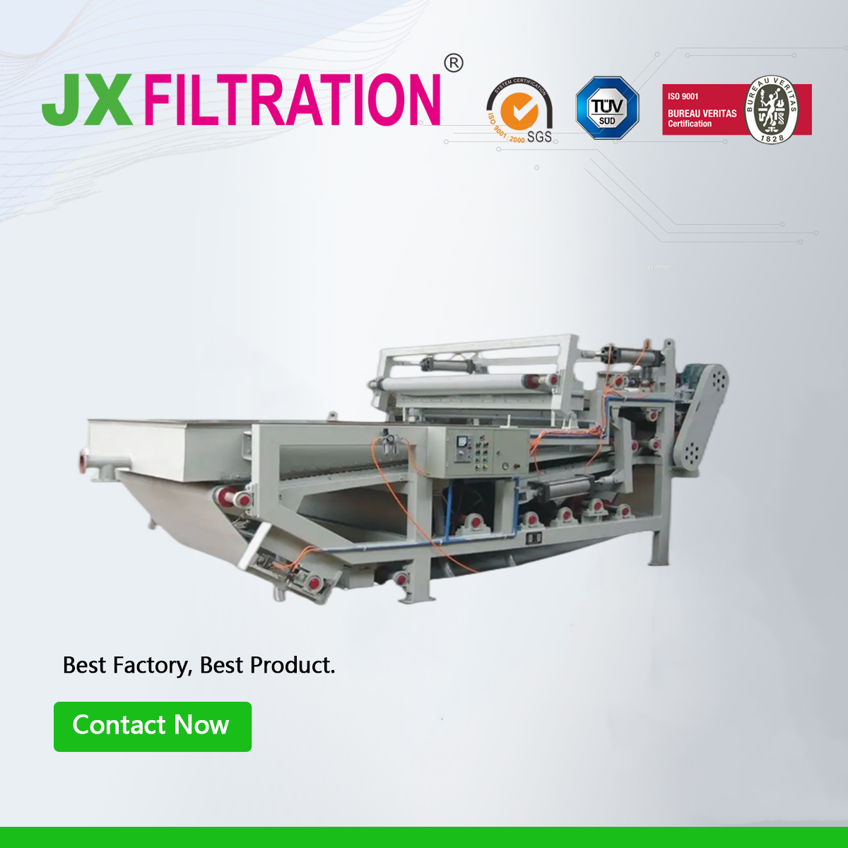 What is Belt Filter Press Solid Liquid Separator